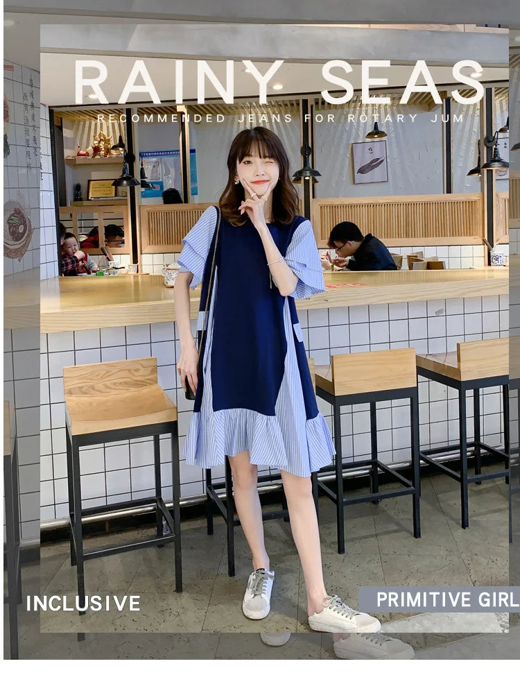 Fashion New Casual Maternity Dress