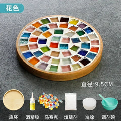 Handmade DIY Mosaic Cup Mat Toys
