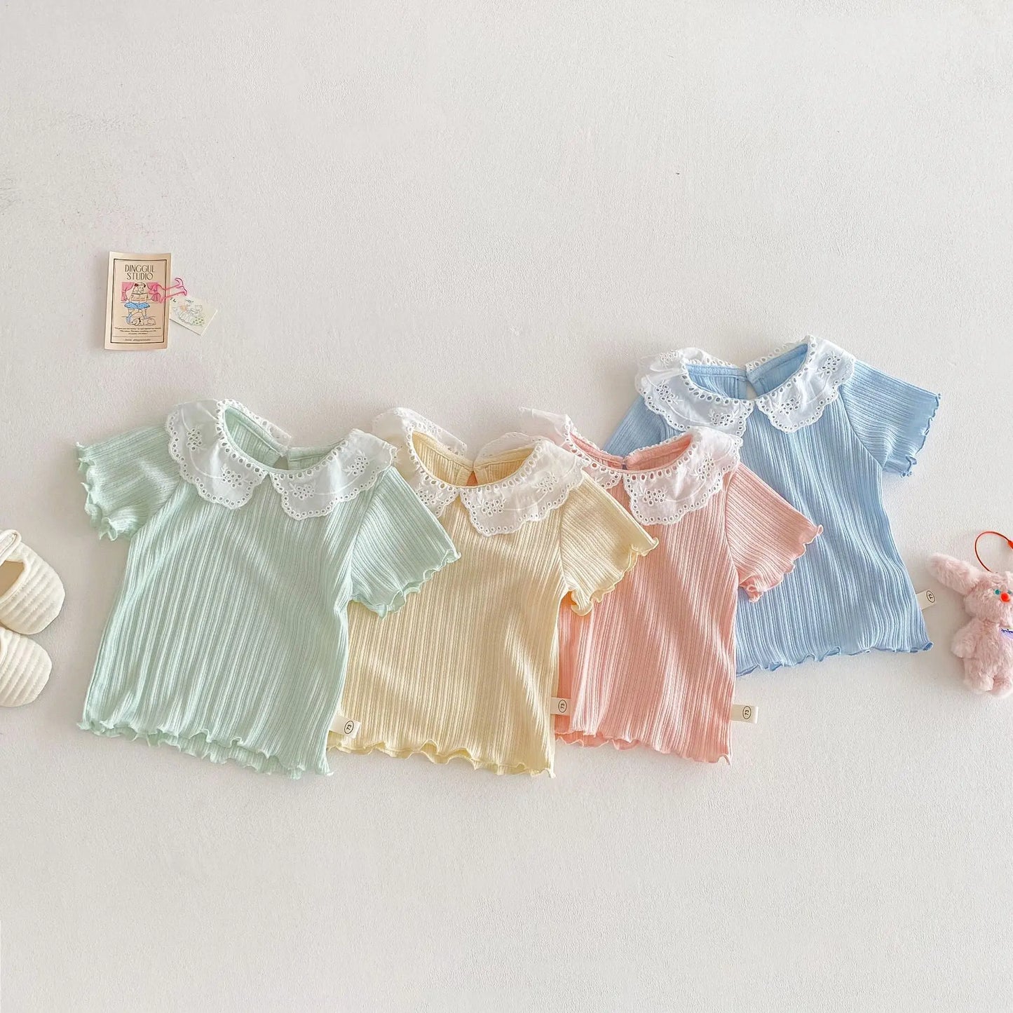 Baby Short Sleeve Tops Charming Kid's Clothing - PAMU8