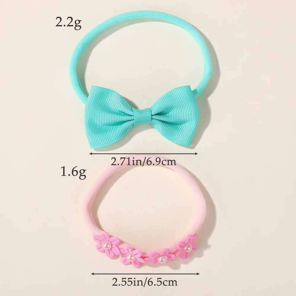 Ribbon Bows Flowers Headband