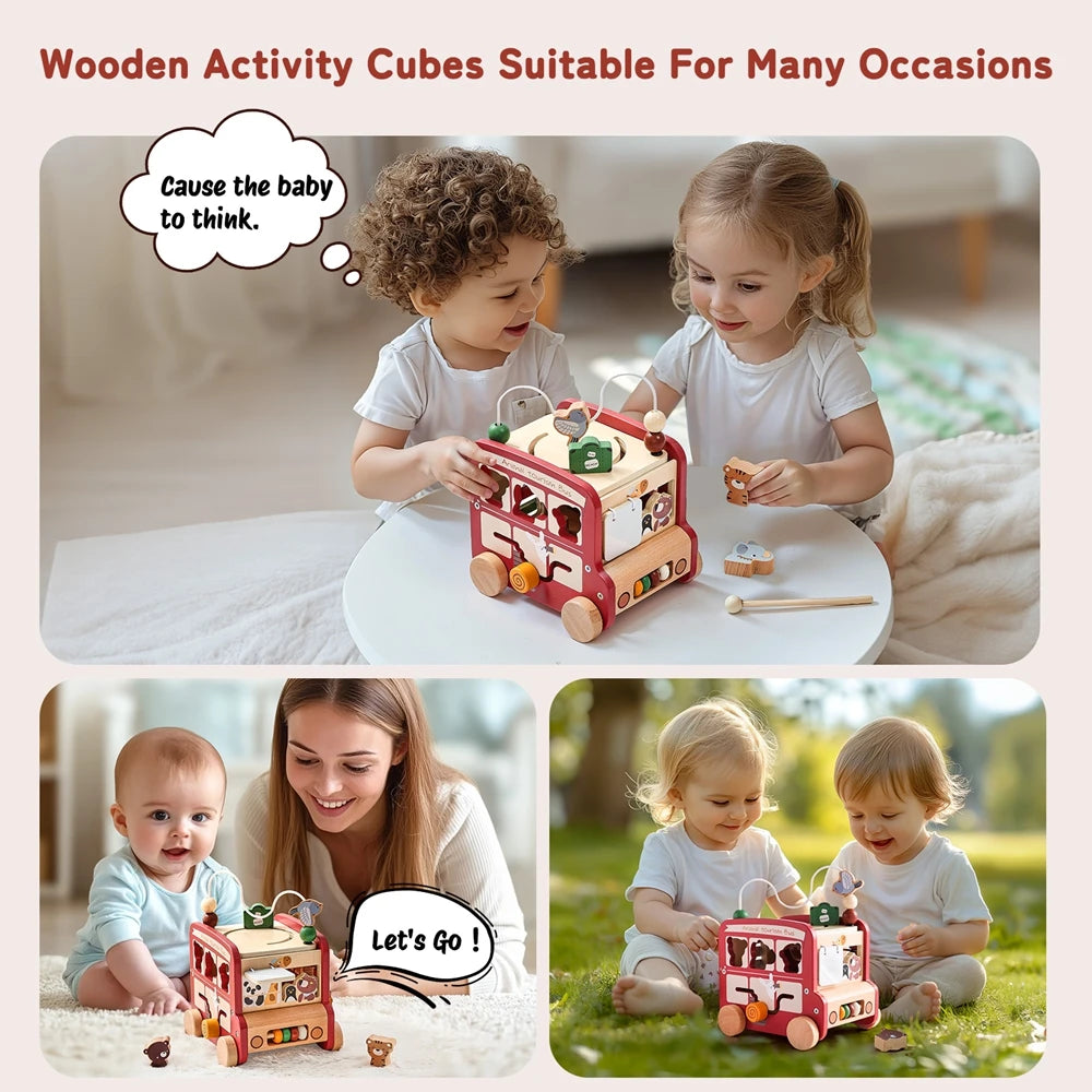 Baby Wooden Block Mix Toys
