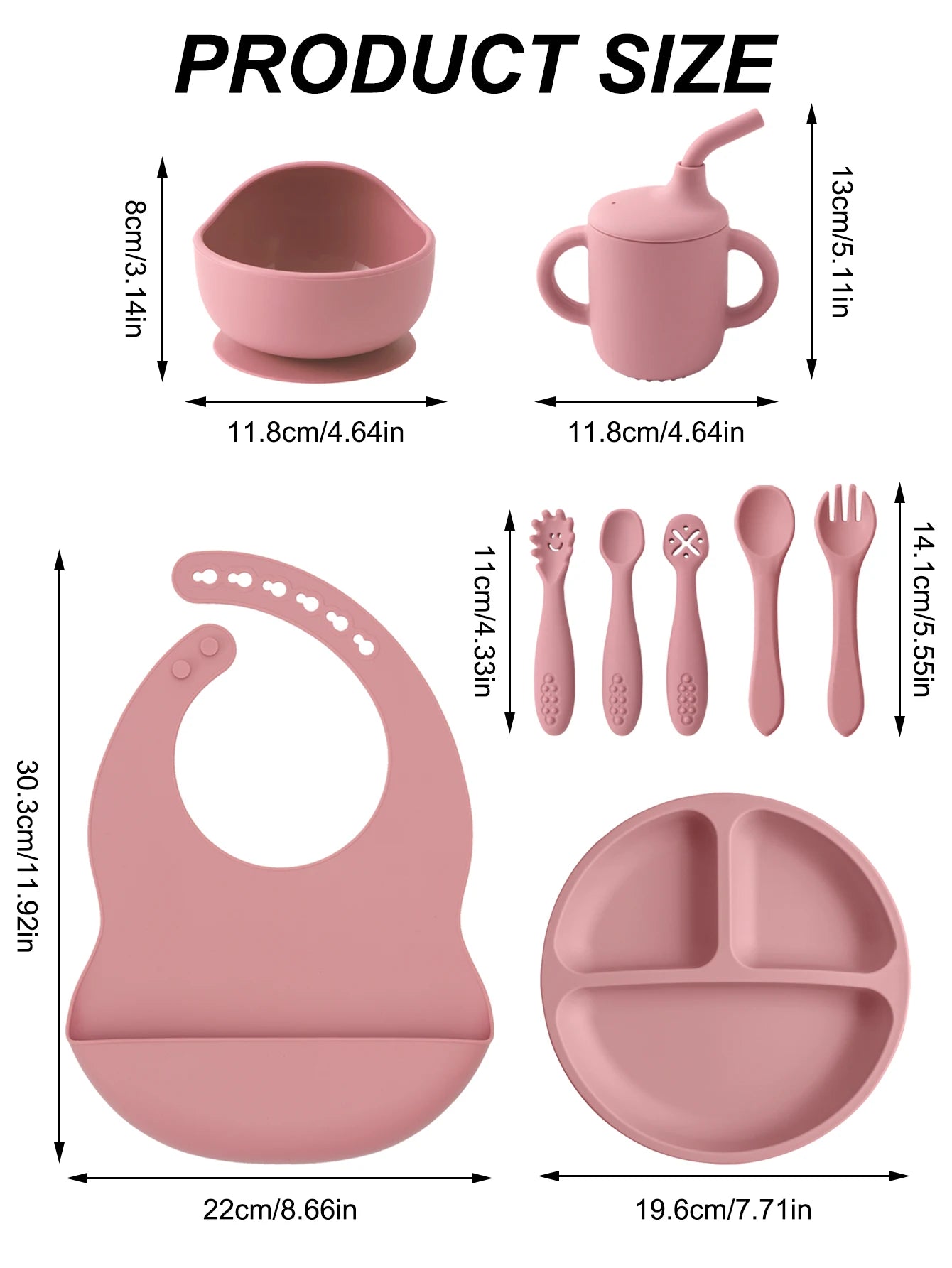 9PCS Baby Feeding Set