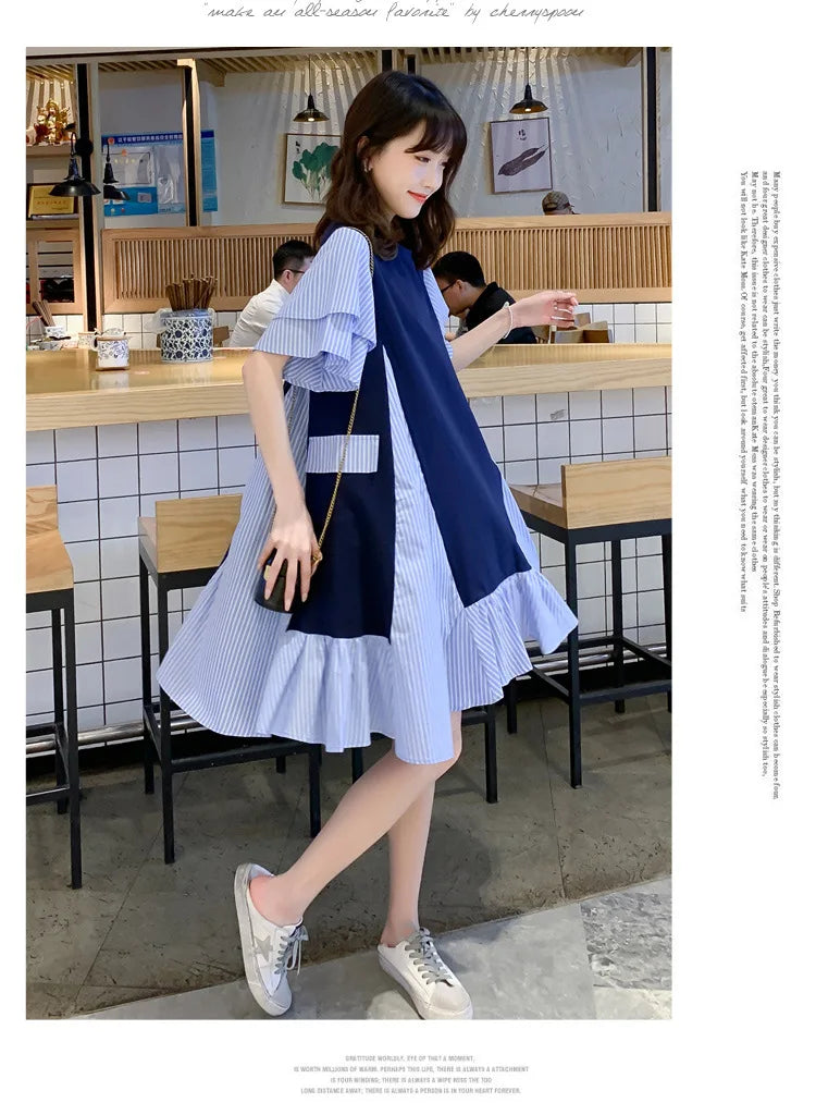Fashion New Casual Maternity Dress