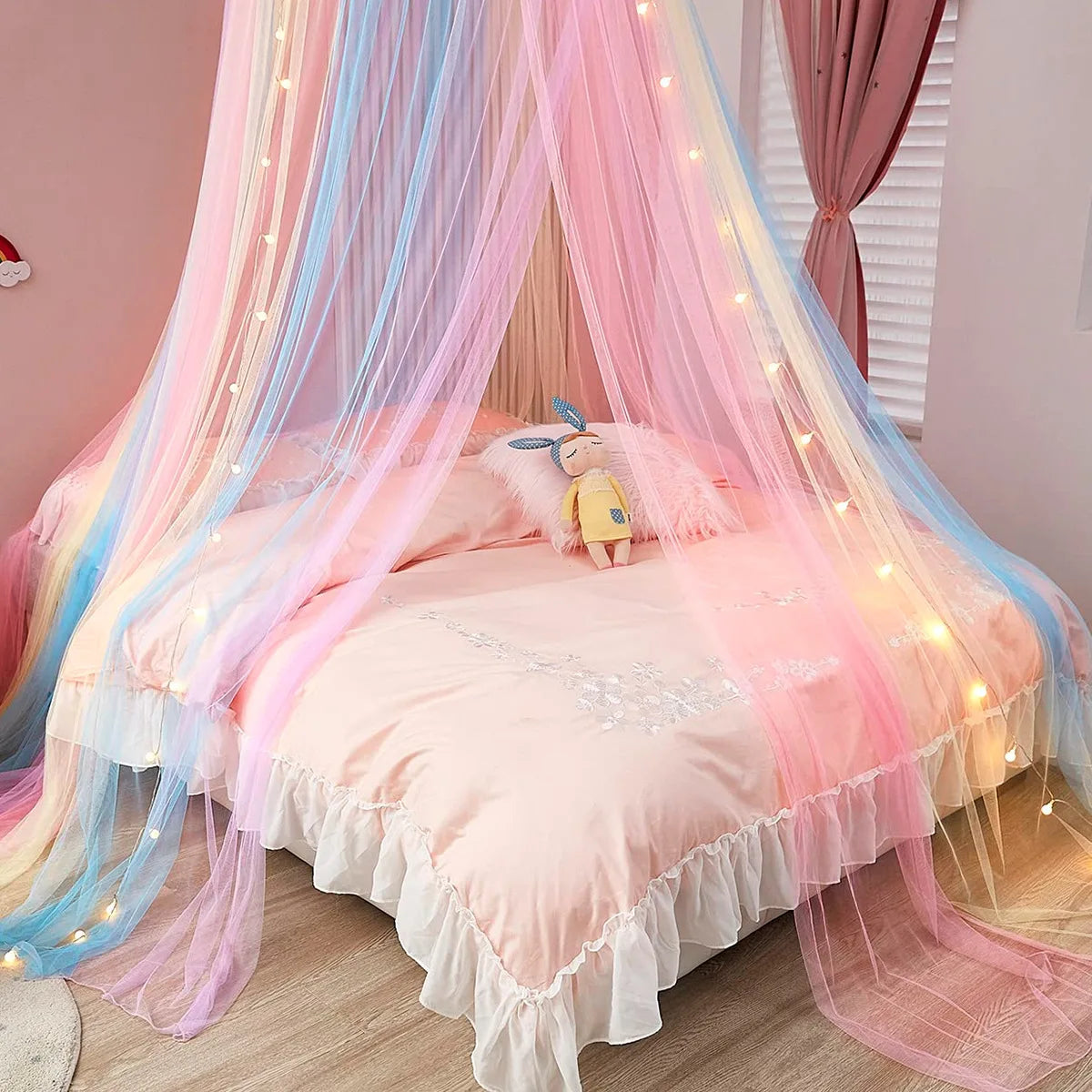 Baby Bedroom Rainbow Curtain