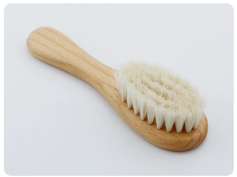 Soft Baby Wood Brush Set