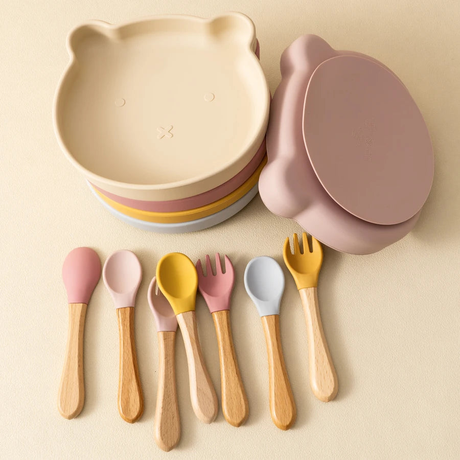 Baby Feeding Dishes Tableware For Kids - PAMU8