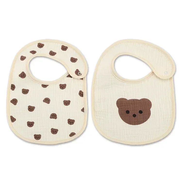 2pcs Waterproof Baby Bibs