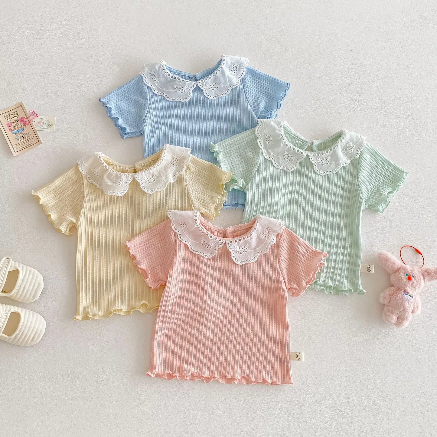 Baby Short Sleeve Tops Charming Kid's Clothing - PAMU8
