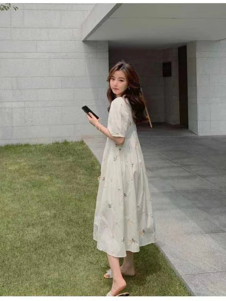 Pregnacy Bowknot Dress