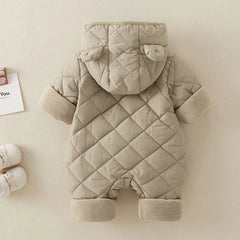 Fleece Lined Cotton Infant Romper