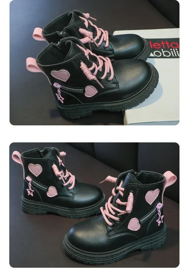 Girls Snow Furry Ankle Boots