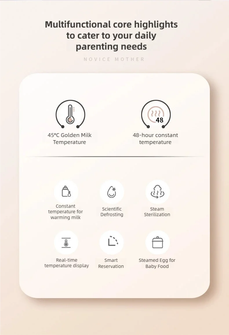 Smart Milk Warmer Baby Bottle