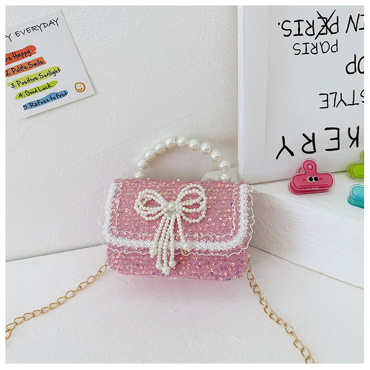 Pearl Beaded Shoulder Bag