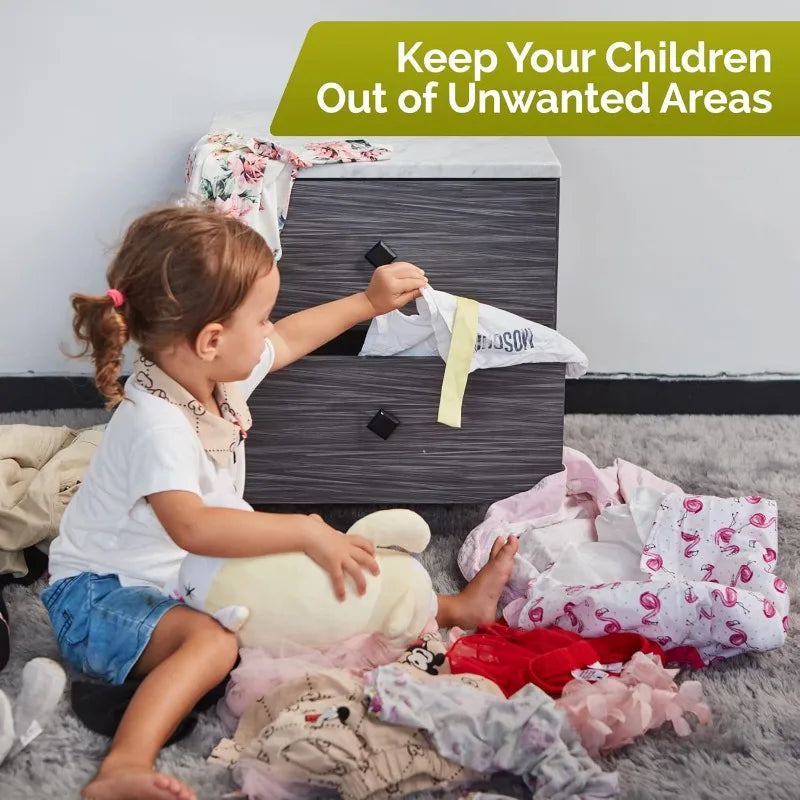 Child Safety Strap Locks with Adjustable Latches - PAMU8