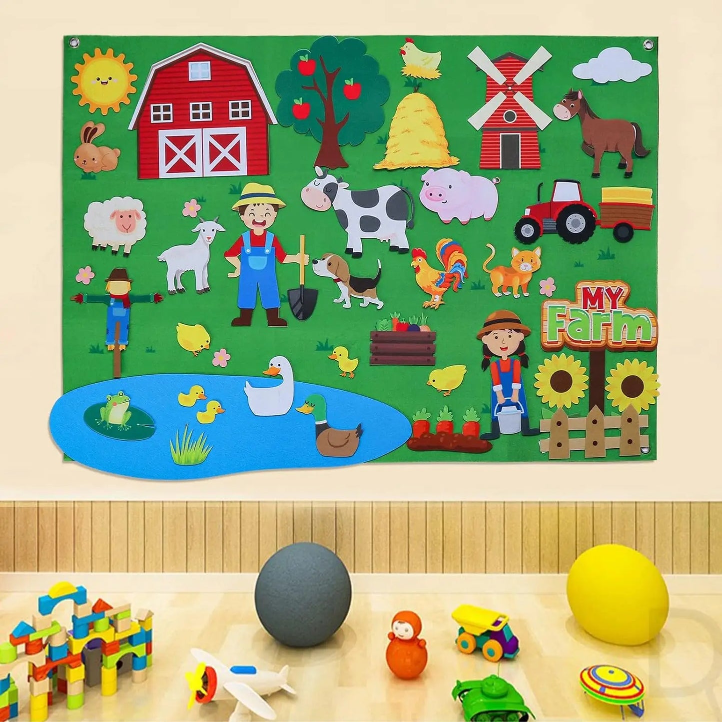 Felt Story Board Set kids Toy
