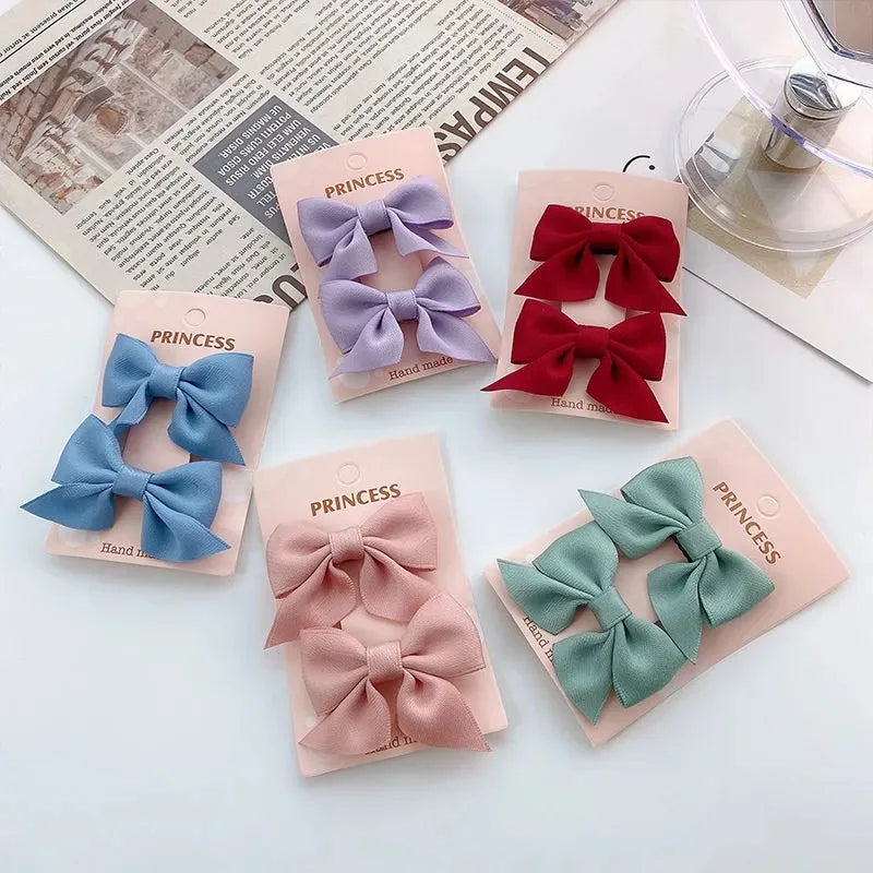 Cute Bow Red Clips Baby Hairpins - PAMU8