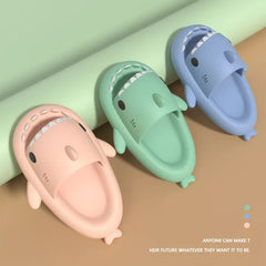 Kids' Shark Flip Flops, Non-Slip EVA Pool Sandals