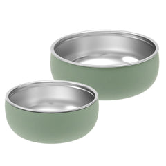 Baby Stainless Steel Bowls, 2-Piece Feeding Dish Set