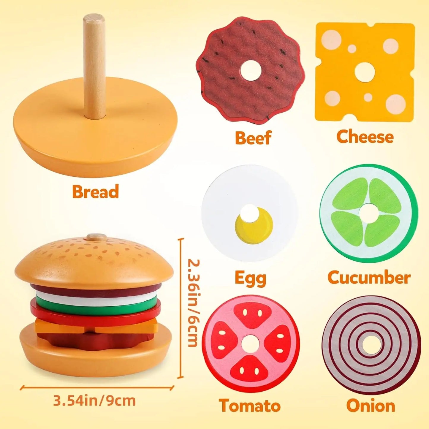 Sandwich Stacking Toys