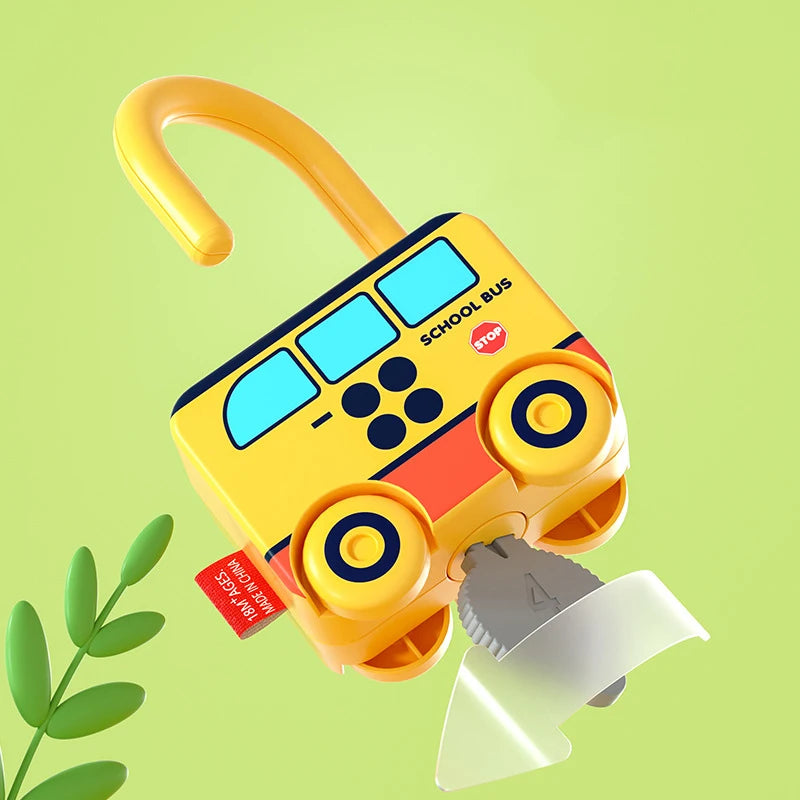 Baby Learning Lock with Key Car Toy