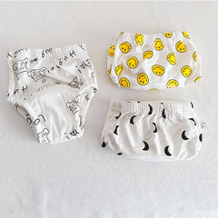 Reusable Cloth Diapers, 3-Pack Washable Training Pants