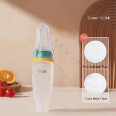 Baby Squeeze Feeding Bottle for Cereal and Puree