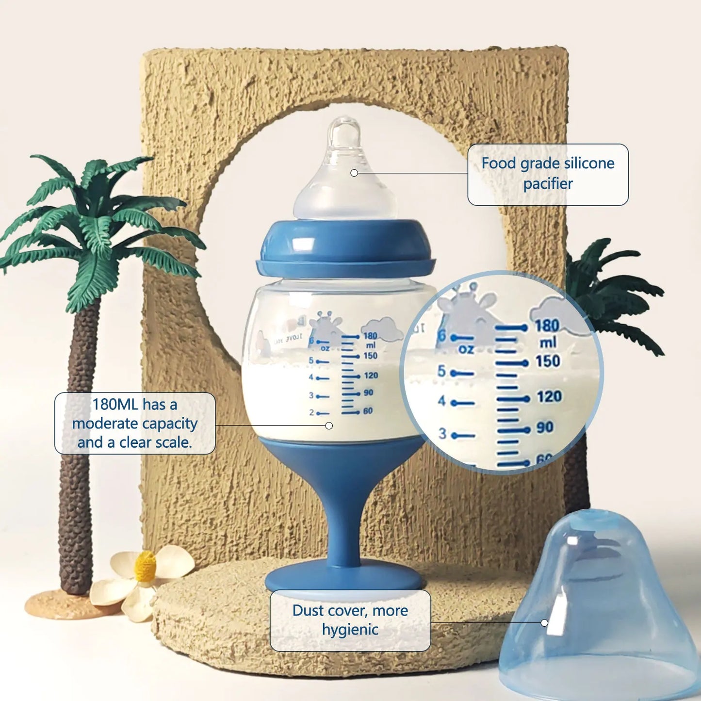 Goblet baby bottle