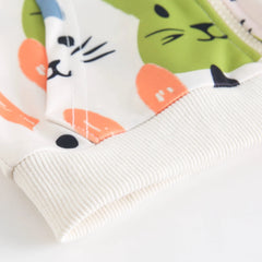 Bunny Hooded Long Sleeve Tops