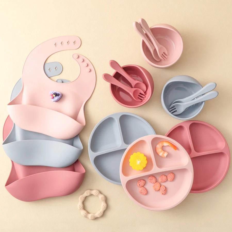 Baby Feeding Set Round Dining For Kids - PAMU8