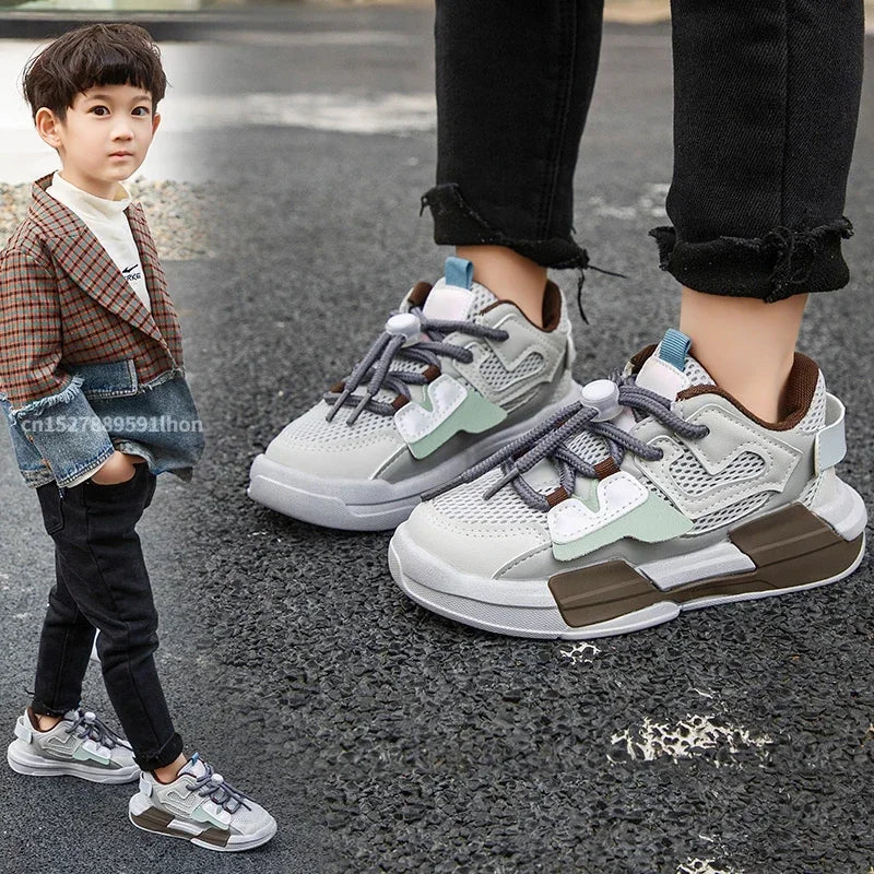 Spring Mesh Breathable Kids Sneakers