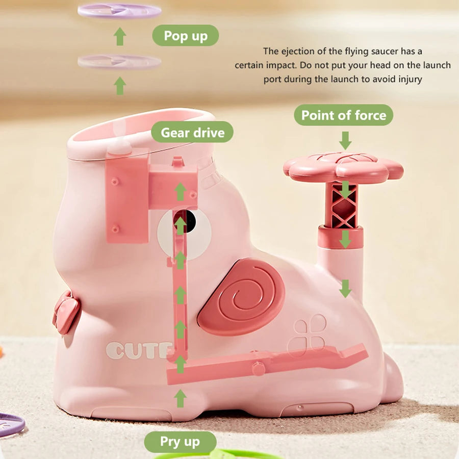Air Discs Launcher Childern Toys