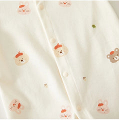 Soft Cartoon Infant Bodysuit Suit