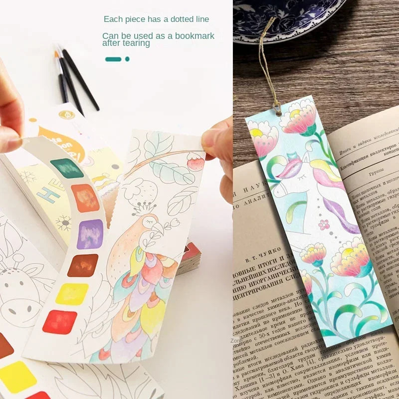 Portable Children Watercolor Painting Book - PAMU8