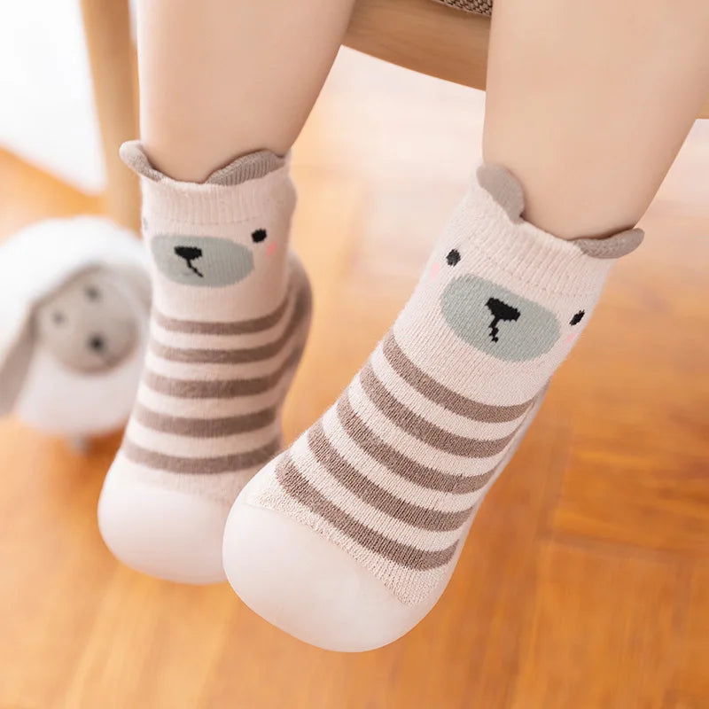 Non-Slip Learning Walk Socks