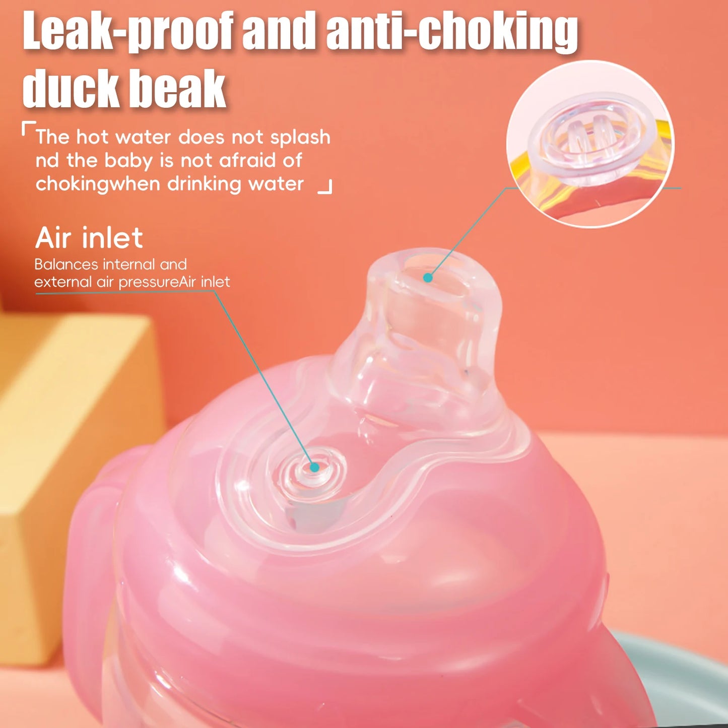 Ultra-wide baby drinking cup