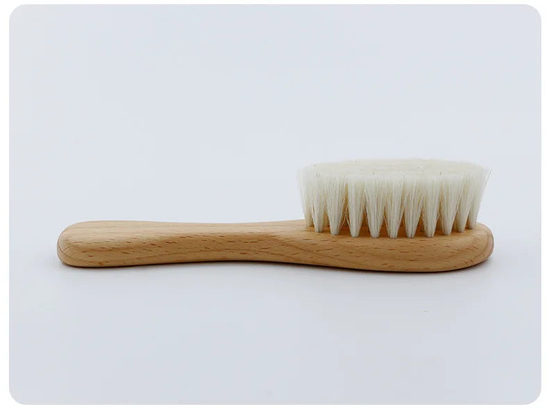 Soft Baby Wood Brush Set