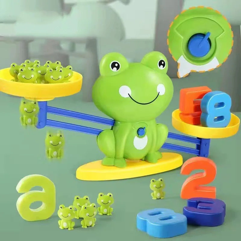Frog Balance Montessori Math Toys