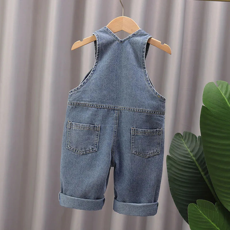 Cute Bear Denim Casual Pants
