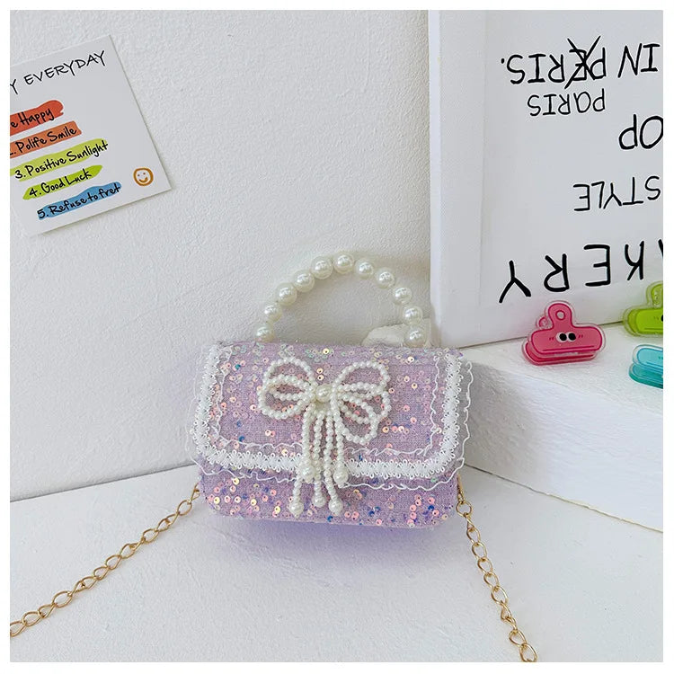 Pearl Beaded Shoulder Bag