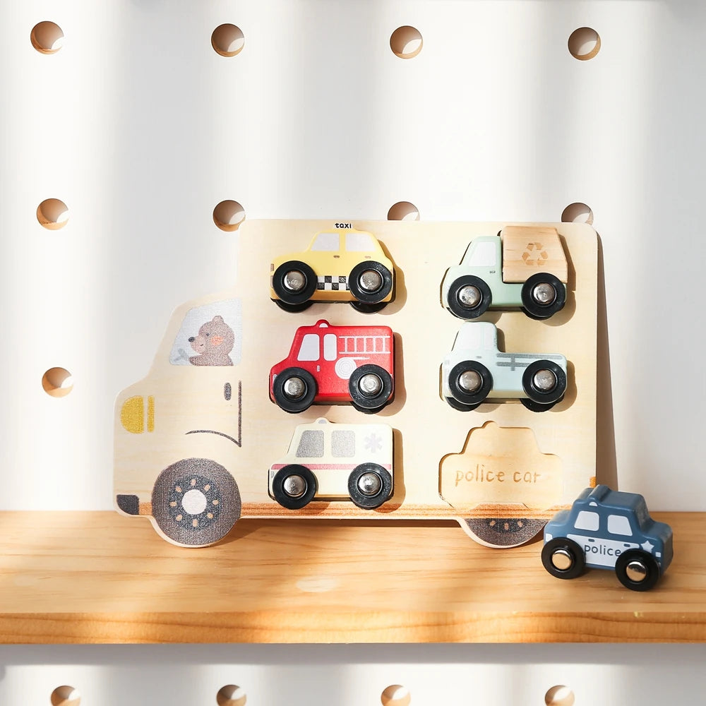 Wooden Animal Puzzles Baby Toys