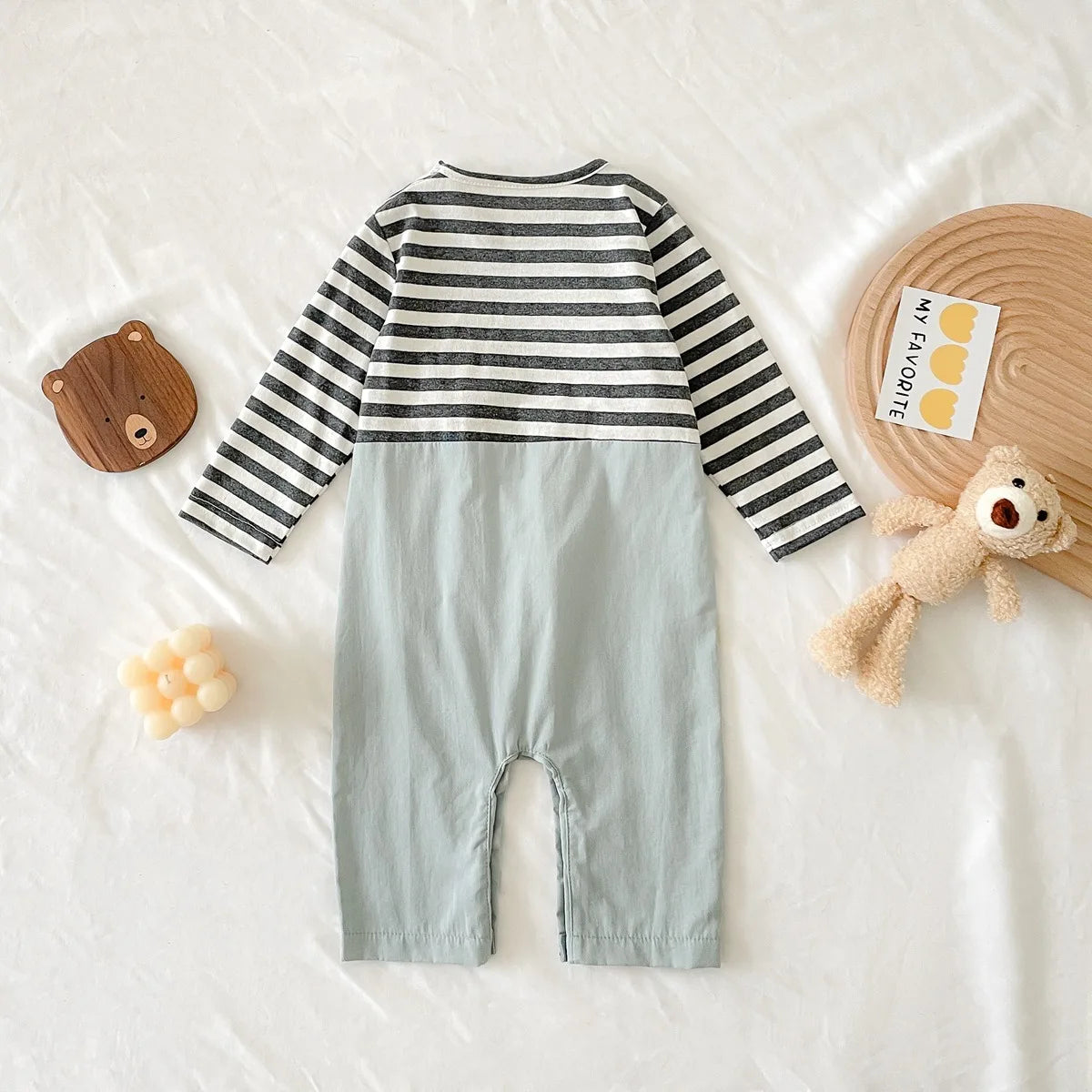 Jumpsuits Striped Casual Cotton
