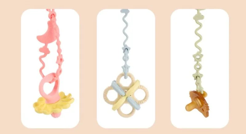 Adjustable Silicone Baby Pacifier Chain Teether Toys - PAMU8