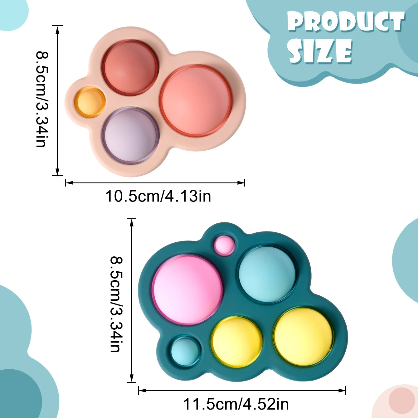 Kids Finger Press Teething Toys