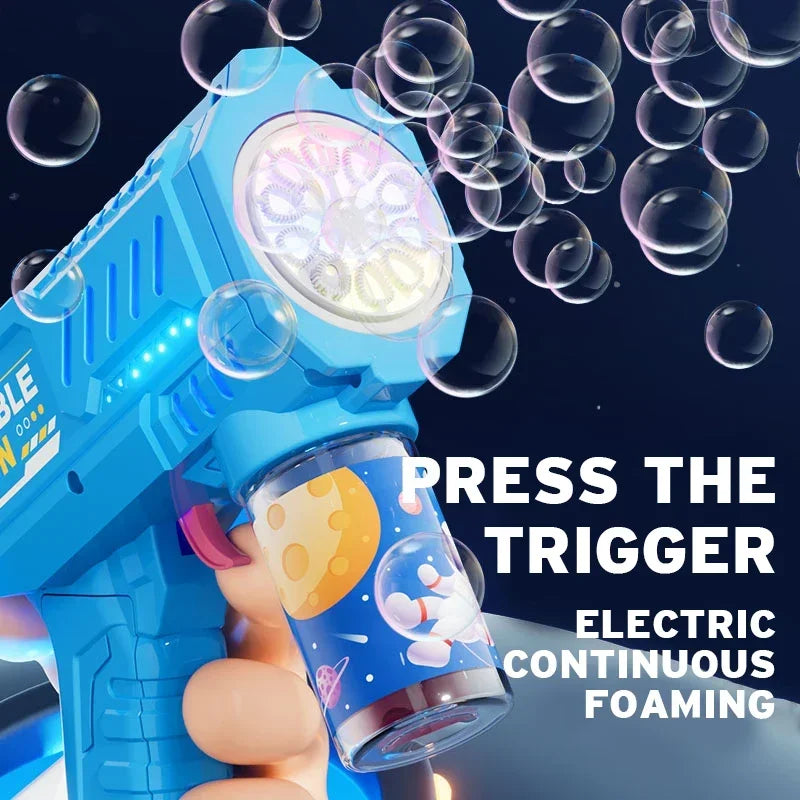 Bubble Gun Rocket Bubbles Machine