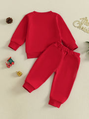 Christmas Baby Sweatshirt Set