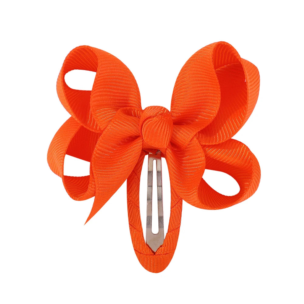 2Pcs Solid Bow Clips