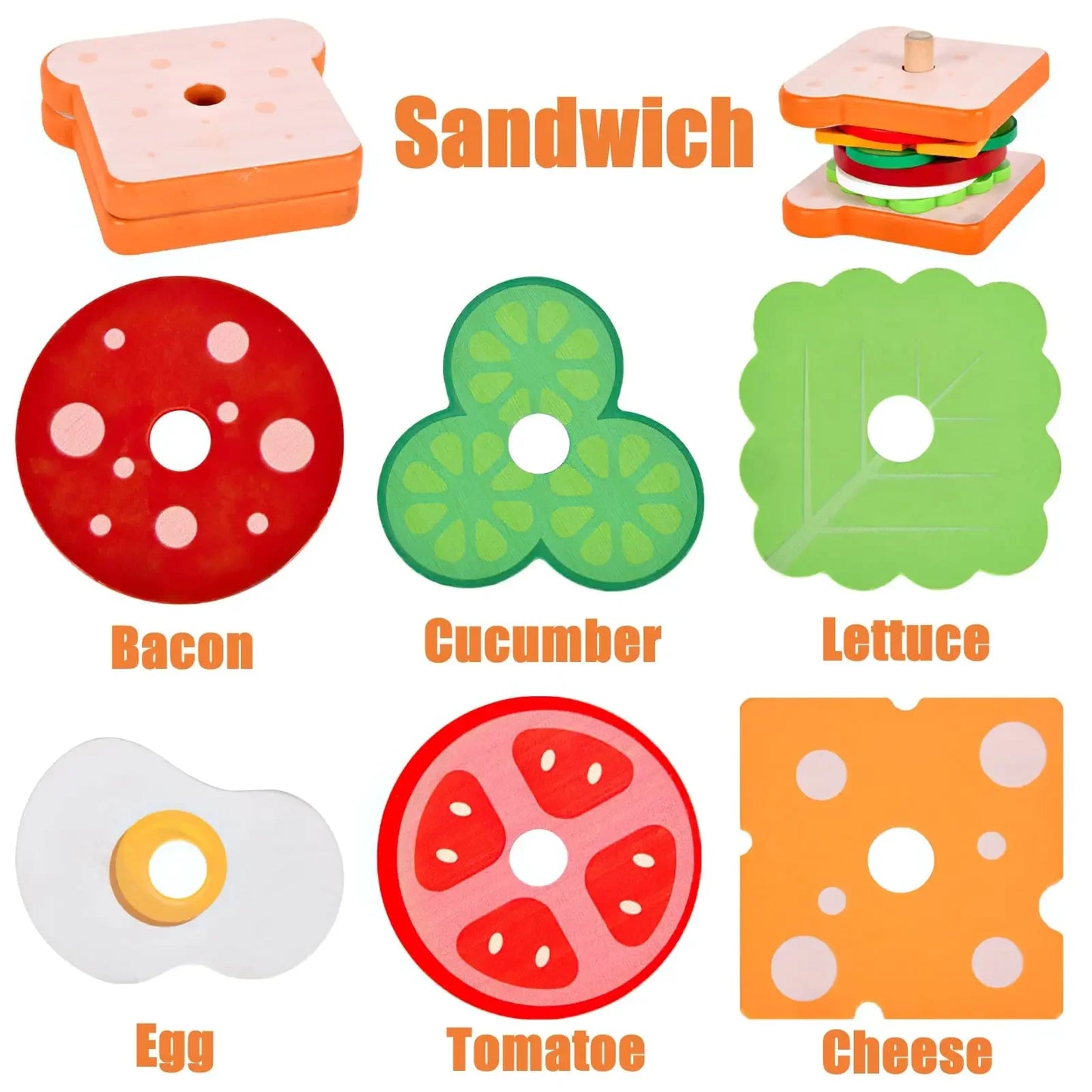 Sandwich Stacking Toys