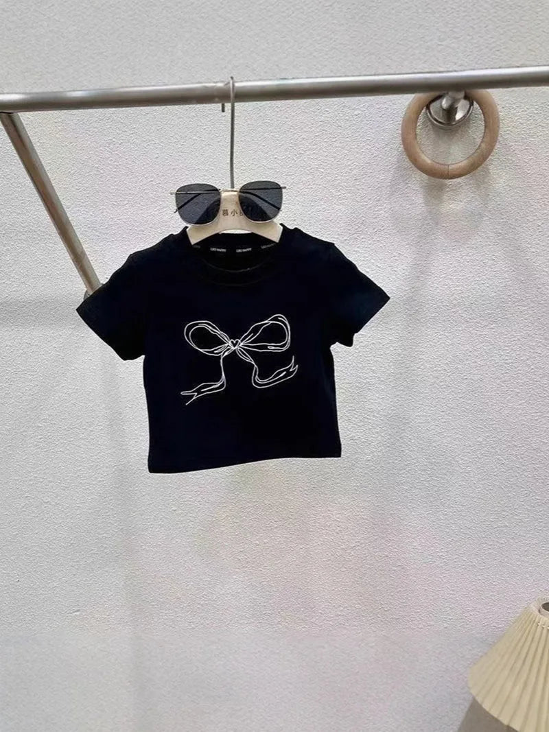 Bow Blocked Top Jeans