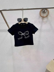 Bow Blocked Top Jeans