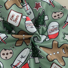 Cartoon Christmas Overall Romper